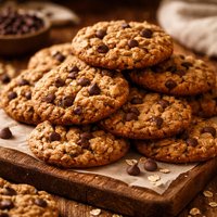 Chewy Oatmeal Chocolate Chip Cookies