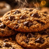 Chewy Oatmeal Chocolate Chip Cookies No Eggs