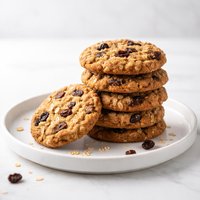 Chewy Oatmeal Raisin Cookies
