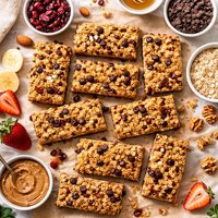 Chewy Oatmeal Snack Bars