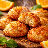Chewy Orange Macaroons