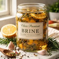 Chez Panisse Brine for Pork Chicken and Turkey