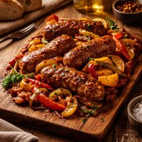 Chicago Style Sausage and Peppers