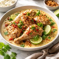 Chicken Adobo in Coconut Milk
