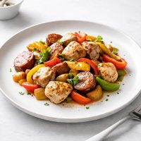 Chicken and Andouille Sausage with Peppers Ww 5 Points