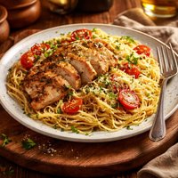 Chicken and Angel Hair Pasta