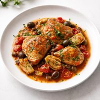 Chicken and Artichoke Cacciatore