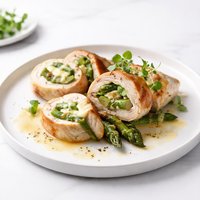 Chicken and Asparagus Roulades