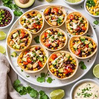 Chicken and Avocado Tortilla Cups