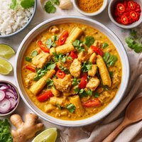 Chicken and Baby Corn Curry