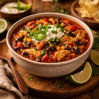 Chicken and Black Bean Chili