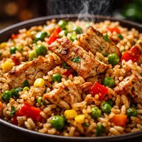 Chicken and Brown Rice Medley