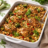 Chicken and Cashew Bake