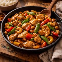 Chicken and Cashews Stir Fry