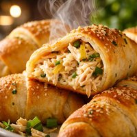 Chicken and Cheese Crescent Rolls