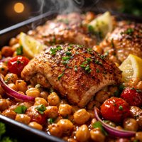 Chicken and Chickpea Bake