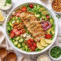 Chicken and Chickpea Salad