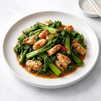 Chicken and Chinese Broccoli Miso Stir Fry