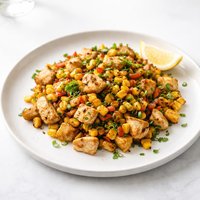 Chicken and Corn Hash