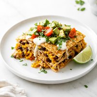 Chicken and Corn Tortilla Bake