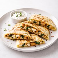 Chicken and Goat Cheese Quesadilla