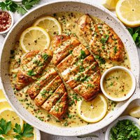 Chicken and Lemon Pepper Sauce