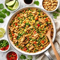 Chicken and Macadamia Fried Rice