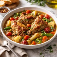Chicken and Mixed Vegetable Stew