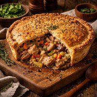 Chicken and Mushroom Pie