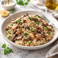 Chicken and Mushroom Risotto