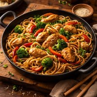 Chicken and Noodle Stir Fry