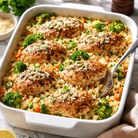 Chicken and Rice Casserole Bake