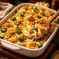 Chicken and Rice Cheesy Casserole