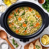 Chicken and Rice Soup Crock Pot