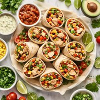 Chicken and Rice Wraps