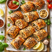 Chicken and Ricotta Sausage Rolls