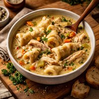 Chicken and Rolled Dumplings