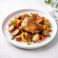 Chicken and Sausage Skillet Supper