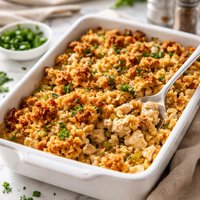 Chicken and Stuffing Casserole