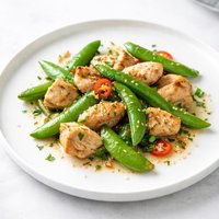 Chicken and Sugar Snap Pea Saute