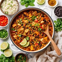 Chicken and Sweet Potato Caribbean Stew