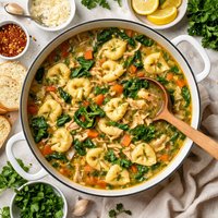 Chicken and Tortellini Soup