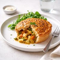 Chicken and Vegetable Curry Pie