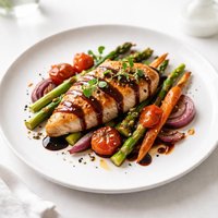 Chicken and Vegetables with Balsamic Vinegar