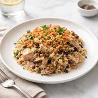Chicken and Wild Rice Casserole Supreme