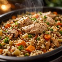 Chicken and Wild Rice Slow Cooker Dinner