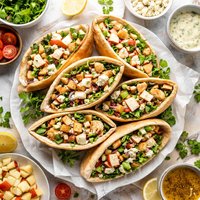 Chicken Apple Stuffed Pita