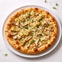 Chicken Artichoke Heart 3 Cheese Pizza