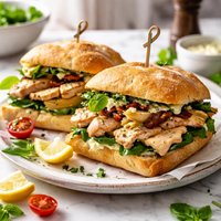 Chicken Artichoke Sandwiches