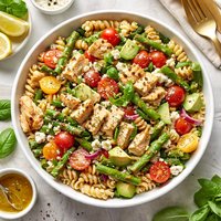 Chicken Asparagus Pasta Salad